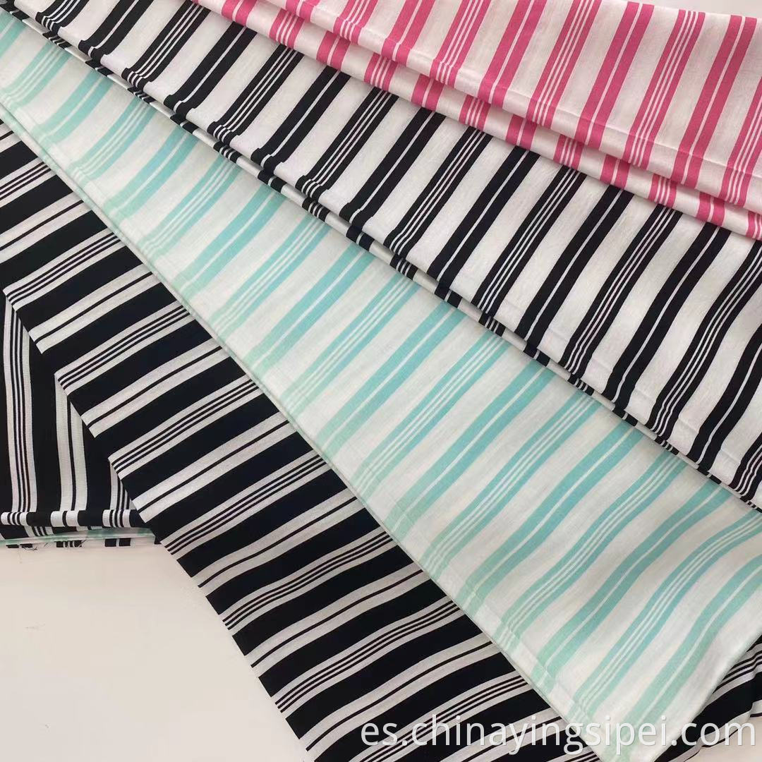 Shaoxing stock textil 100% rayón/viscosa tela estampada estampada rayon challis impreso 30*30 eMovero estampado para vestidos de camisa